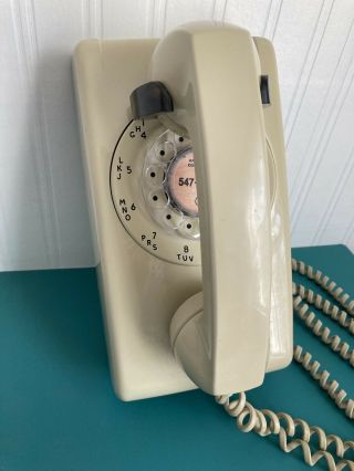 Vintage Stromberg Rotary Wall Phone Complete Great Just Took It Down L