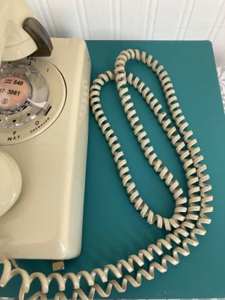 Vintage Stromberg Rotary Wall Phone Complete Great Just Took It Down L 3