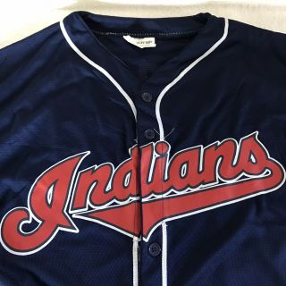 Cleveland Indians Jim Thome 25 Baseball Jersey Adult Size Xl Hof Class 2018 Euc
