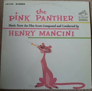 The Pink Panther Soundtrack Vinyl Lp - Henry Mancini - Lsp - 2795 Stereo 1963