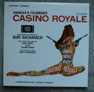 Burt Bacharach Casino Royale Soundtrack James Bond 007 Coso - 5005 Nm Lp