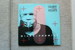 Cabaret Voltaire Lp " Micro - Phonies " Uk Virgin Cv2 1984 Synth Industrial Nm