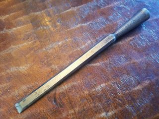Vintage P S & W Co.  No.  1 Extra 1/2 " Socket Wood Chisel