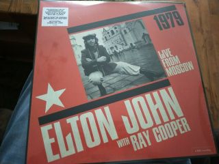 Elton John And Ray Cooper Live From Moscow 1979 Double Vinyl 2lps Bbc Recording