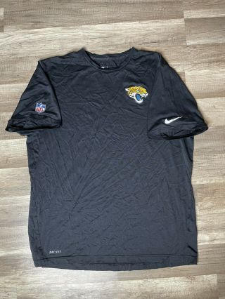 Jacksonville Jaguars Nike Dri Fit Team Issue 59 Nfl Players Black Shirt Xl