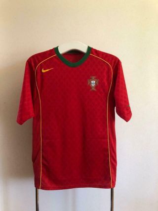 Portugal National Team 2004 2006 Nike Home Football Soccer Shirt Jersey Camiseta