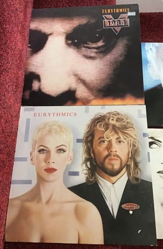 Eurythmics Vinyl LPs X 4 JOBLOT BE YOURSELF TONIGHT/SAVAGE/ REVENGE 1984,  POSTER 2