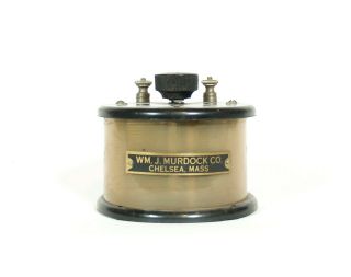 1914 Wm.  Murdock Rotary Variable Condenser For Early Wireless Radio Set