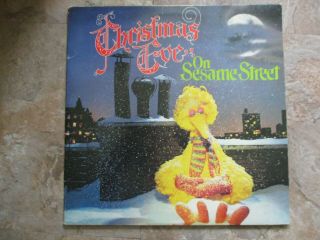 Rare Christmas Eve On Sesame Street Lp Ctw 89001 Record Vinyl -
