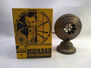 Little Wonder Microphone W/ Box And Instructions