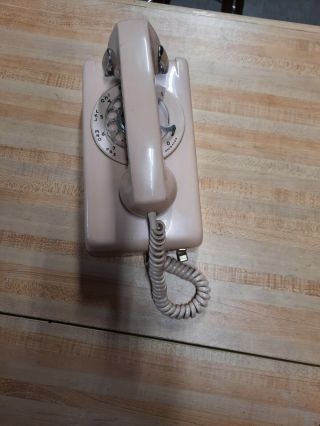 Old Vintage Itt Rotary Wall Phone