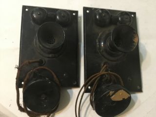 Two Vintage S.  H.  Couch Company Intercom Units.