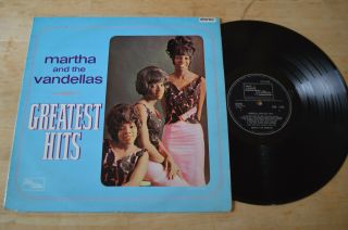 Martha And The Vandellas ‎– Greatest Hits Vinyl Lp Stml11040 1966 Nowhere To Run