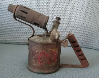 Vintage Governor Brass Blow Torch Lamp.
