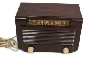 Vintage General Electric Bakelite Cabinet Vacuum Tube Radio Parts