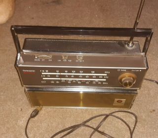 Vintage Multiband 15 Transistor Radio Westinghouse Forecaster Rg23s18b Ac Dc Euc