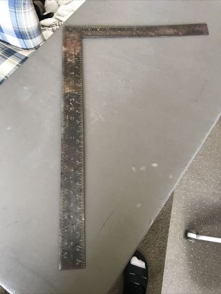 Antique Craftsman R - 100 B L Shaped Ruler