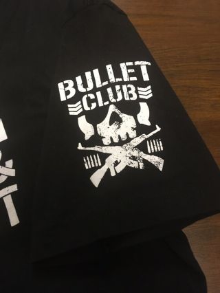 Mens Authentic AEW Kenny Omega Bullet Club Shirt Size XL EUC NJPW Soft Style 3