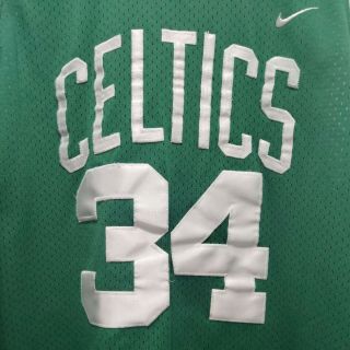Vintage Nike Authentic Boston Celtics Paul Pierce 34 Jersey Men Green Xl,  2