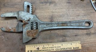 Vintage Covers Co Ace Slip & Lock Nut Adjustable Wrench Tool 10 - 1/8 " L Bedford Oh