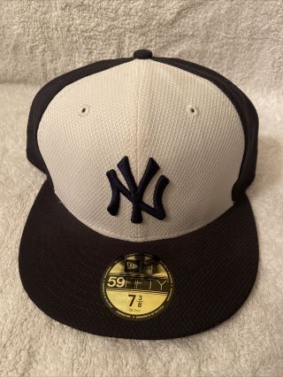 York Yankees Era Authentic 59fifty Fitted Hat Black/white 7 3/8