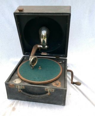 Vintage Decca Crescendo Junior Gramaphone / " Sound Box " Straight From Estate