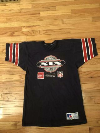 Bowl Xix Vintage Russell Athletic Jersey Shirt Men’s Size L