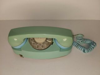Vintage Bell System Princess Phone 1978 Rotary Aqua