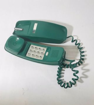 Western Electric - At&t Touchtone Trimline Desk/ Wall Phone Green