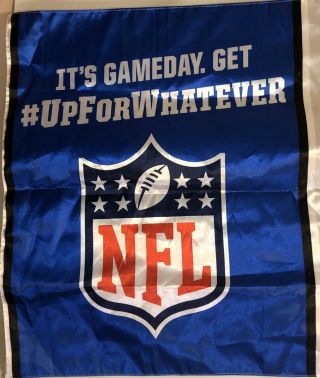 Bud Light NFL Teams Double Sided Satin Flag Sign Banner Beer Football Man Cave 3