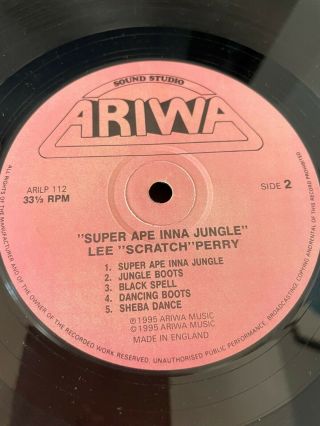 LEE Scratch PERRY & MAD PROFESSOR APE INNA JUNGLE VINYL LP Record 3