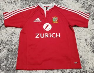 Adidas Mens Zealand 2005 Zurich British Lions Rugby Union Shirt Jersey Small