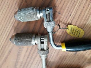 2 x Stanley No 144 8 inch mk 4 Ratchet Hand Brace Drill Carpenter Tool 3