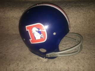 Vintage Rawlings Denver Broncos Nfl Youth Football Helmet Small Hnfl 8/79