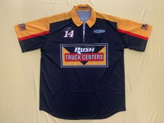 Tony Stewart 14 Rush Truck Centers Stewart - Haas Racing Pit Crew Shirt - Size Xl
