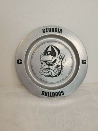 University Of Georgia Bulldogs Stainless Steel Plate.  Officially Licensed.