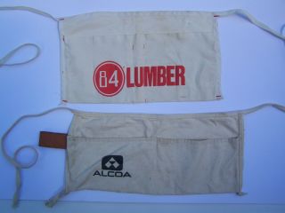 Vintage 84 Lumber And Alcoa Work Aprons
