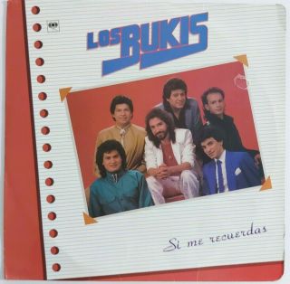 Los Bukis ‎– Si Me Recuerdas Lp Colombian Press 1988