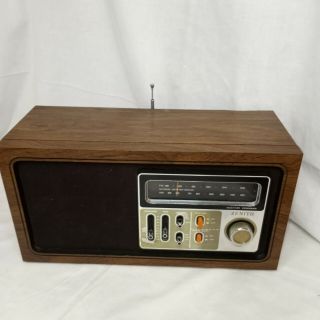 Vintage Zenith Am/fm/afc Radio R425 With Weather Command & Euc