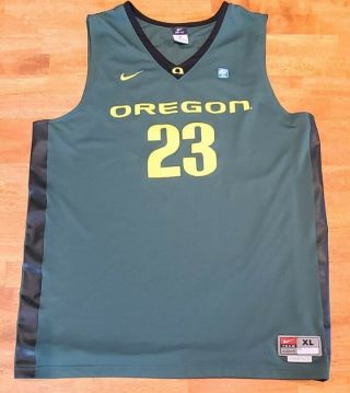 Nike Team Dri - Fit Oregon Ducks Basketball Jersey Stitched Green,  Men 