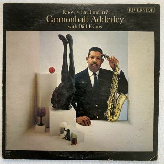 Cannonball Adderley W/ Bill Evans Know What I Mean? Lp 1961 Riverside Jazz Vg,