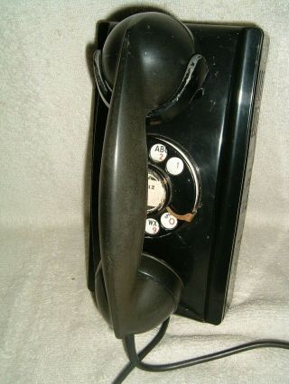 Northern Electric Bell System Rotary Wall Phone F - 1 On Handset Canada