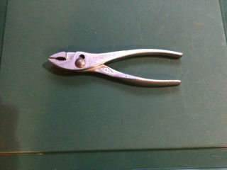 Vintage Diamalloy/diamond Tool K35 5.  5” Slip Joint Pliers Usa