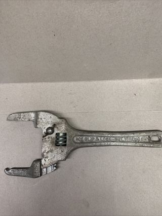 Vintage Covers Co.  Ace Slip & Lock Nut Adjustable Wrench Tool 10 - 1/8 " Bedford Us