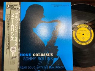 Sonny Rollins Saxophone Colossus Prestige Vij 202 Obi Mono Japan Vinyl Lp