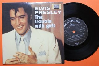 7 " Elvis Presley Ep The Trouble With Girls Top