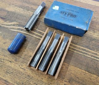 Machinist Pipe Taps Dies Tap Set • Hy - Pro Metal Threading Tools ⅞&1 " ☆usa