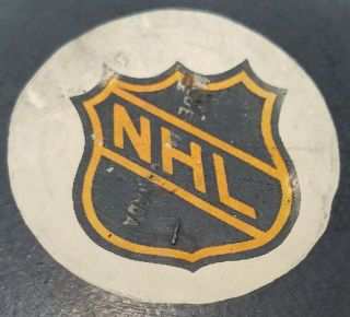 Buffalo Sabres Vintage 1970s Stamped Made In Canada Official Hockey Puck
