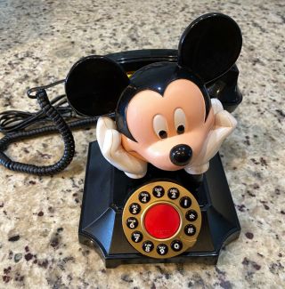 Mickey Mouse Phone Vintage Landline Novelty Collectable Disney