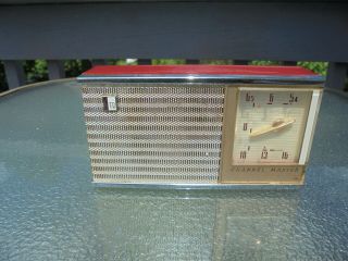 Sanyo Channel Master 6 Transistor Radio Model 6506 Red In Color.